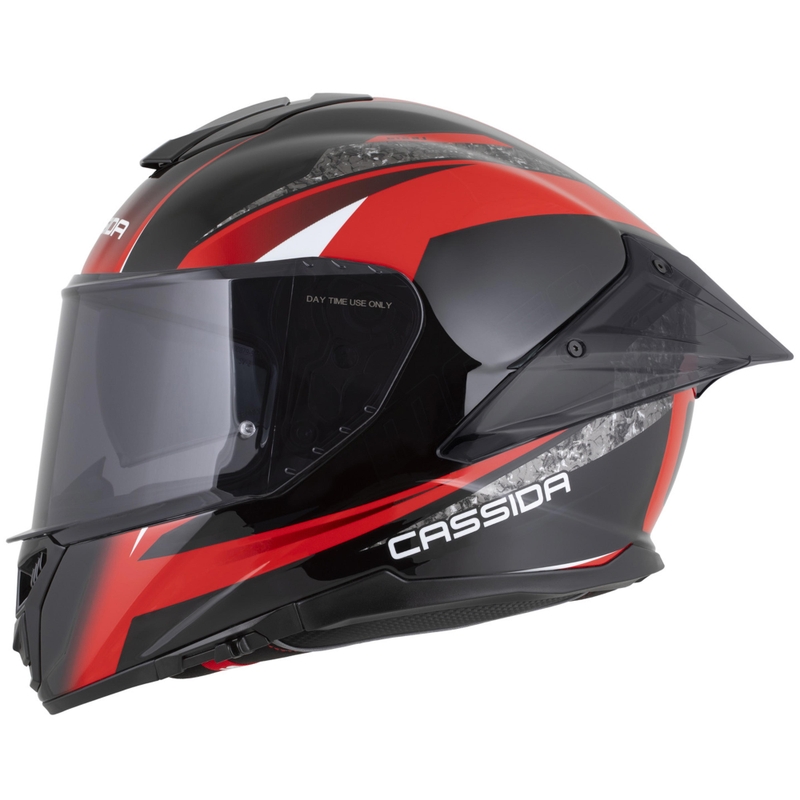 Κράνος μοτοσικλέτας Cassida Integral GTS 2.1 Mega full-face μαύρο-κόκκινο-λευκό