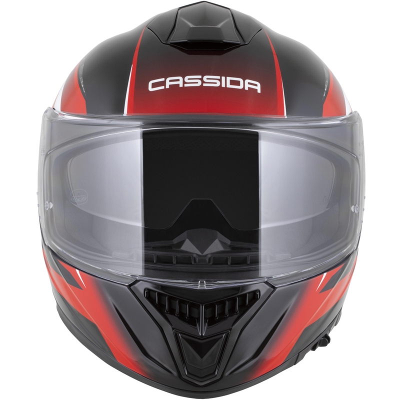 Κράνος μοτοσικλέτας Cassida Integral GTS 2.1 Mega full-face μαύρο-κόκκινο-λευκό