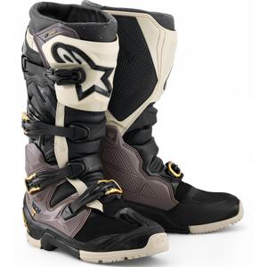 Μπότες Μοτοσικλέτας Alpinestars TECH 7 Enduro Drystar Μαύρο-Σκούρο Γκρι-Χρυσό