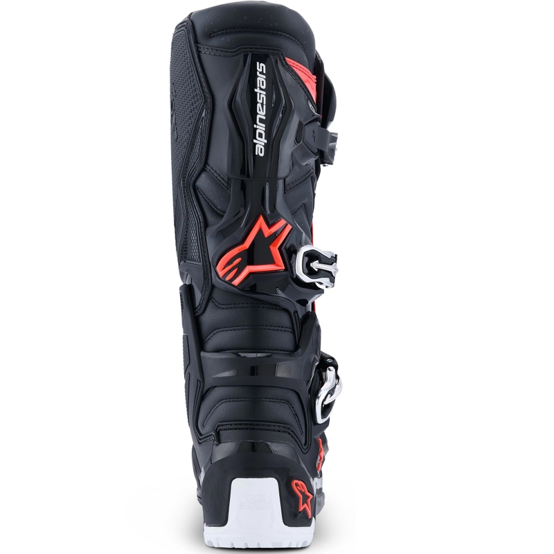 Μπότες μοτοσικλέτας Alpinestars TECH 7 Enduro Drystar μαύρο-φλουορ κόκκινο-λευκό
