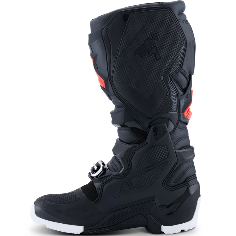 Μπότες μοτοσικλέτας Alpinestars TECH 7 Enduro Drystar μαύρο-φλουορ κόκκινο-λευκό