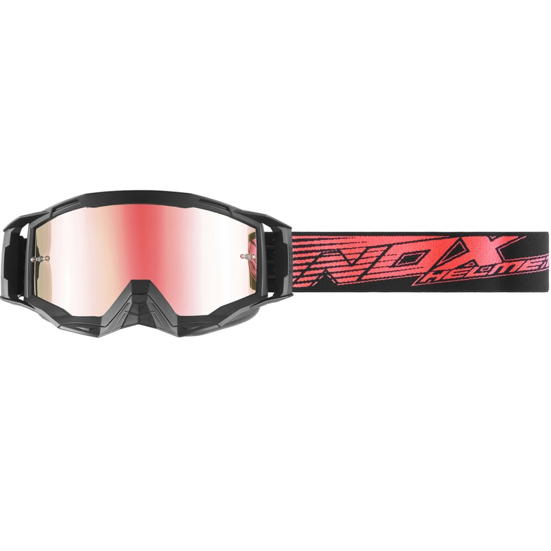 Γυαλιά motocross NOX Spectre μαύρα-κόκκινα