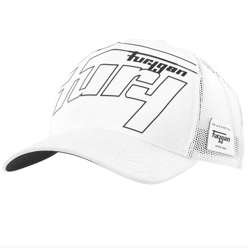 Καπέλο Furygan Trucker Rage λευκό-μαύρο