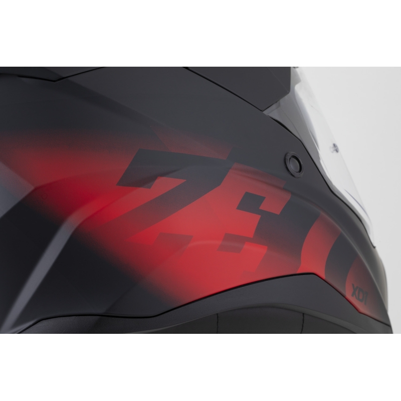 Κράνος μοτοσικλέτας Enduro ZED XD1 ματ μαύρο-κόκκινο