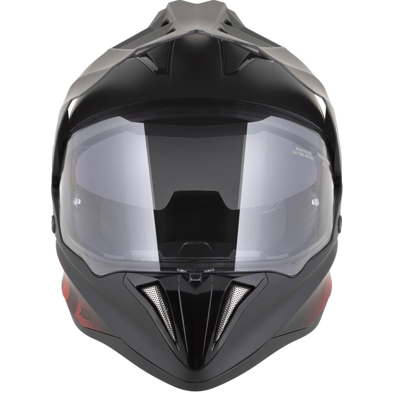 Κράνος μοτοσικλέτας Enduro ZED XD1 ματ μαύρο-κόκκινο