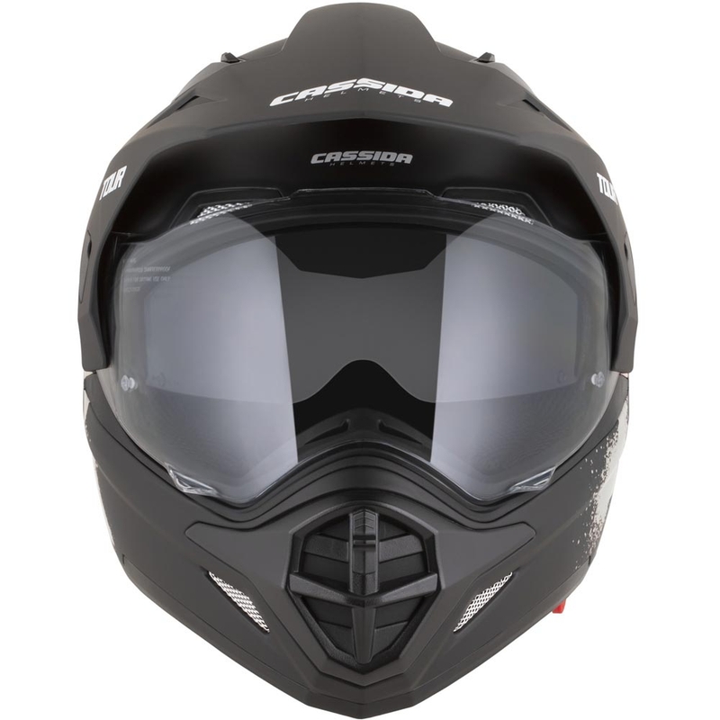 Κράνος μοτοσικλέτας Enduro Cassida Tour 2.0 Crew σε ματ μαύρο-άμμο
