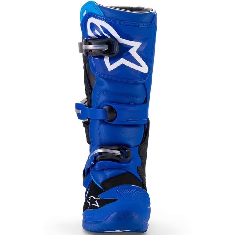 Μπότες motocross Alpinestars TECH 7 S YAMAHA για παιδιά, μπλε-λευκό-μαύρη συλλογή