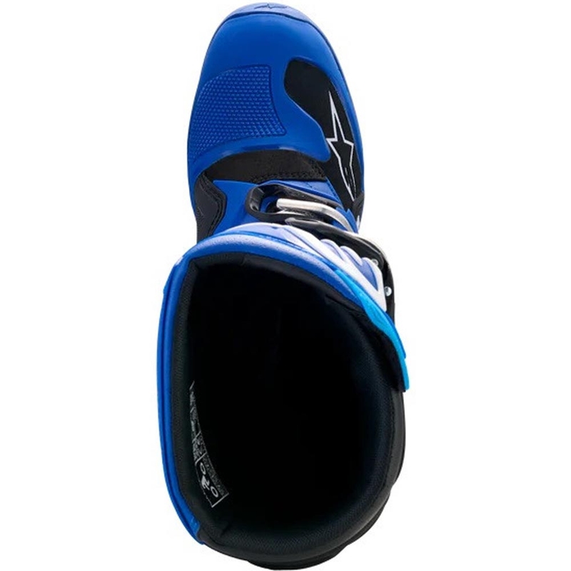 Μπότες motocross Alpinestars TECH 7 S YAMAHA για παιδιά, μπλε-λευκό-μαύρη συλλογή