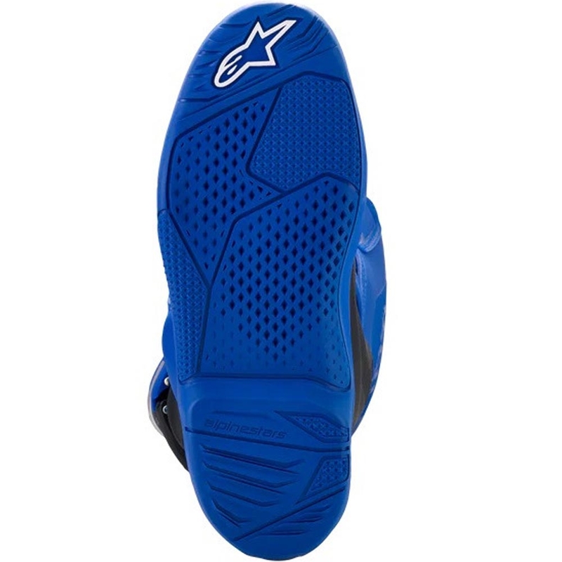 Μπότες motocross Alpinestars TECH 7 S YAMAHA για παιδιά, μπλε-λευκό-μαύρη συλλογή
