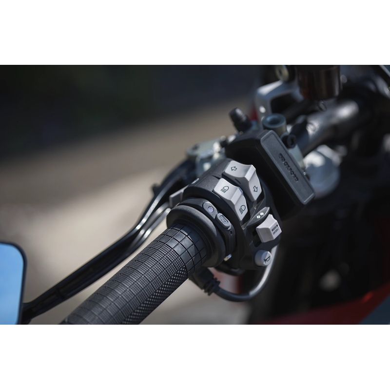 Θερμαινόμενες λαβές Oxford HotGrips Advanced Integrated Adventure, μαύρες