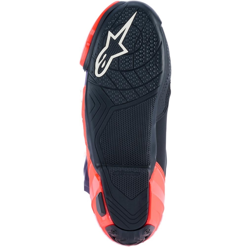 Μπότες μοτοσικλέτας Alpinestars Supertech R Vented Flyte περιορισμένης έκδοσης Jorge Martin μωβ-κόκκινο-μαύρο