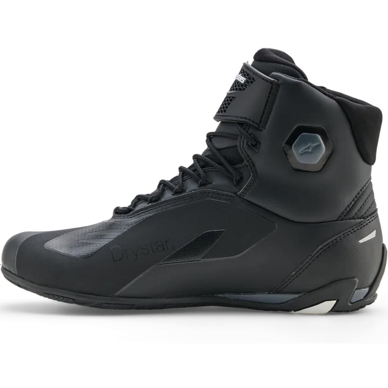 Μπότες μοτοσικλέτας Alpinestars Faster-4 Drystar μαύρο-σκούρο γκρι-λευκό