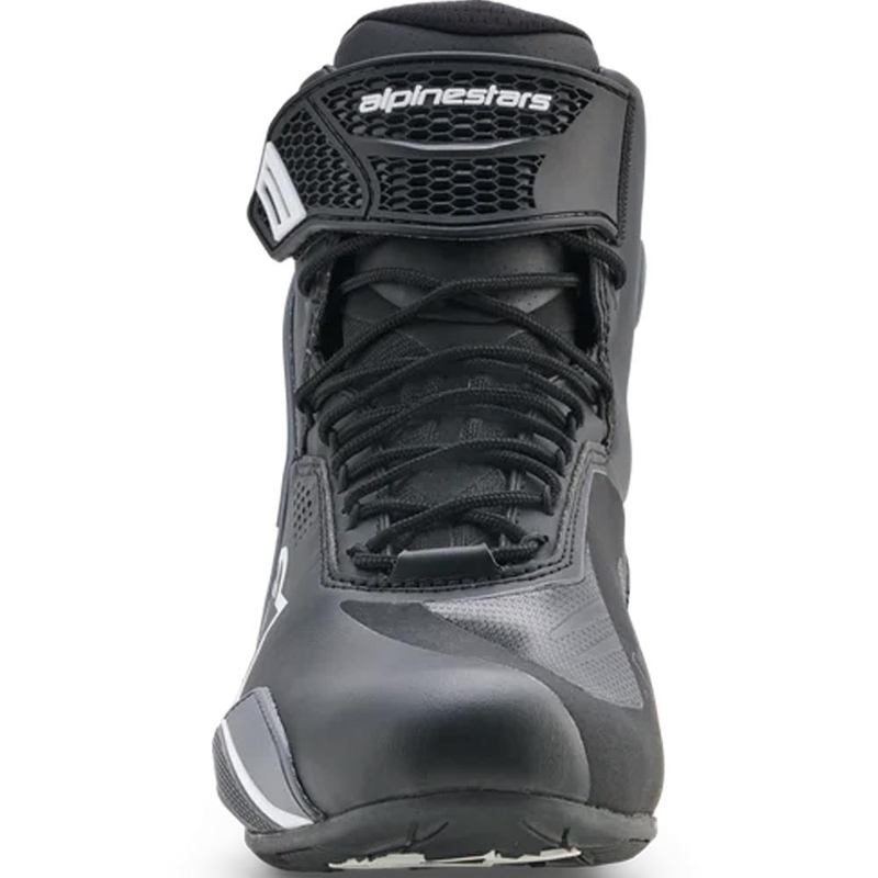 Μπότες μοτοσικλέτας Alpinestars Faster-4 Drystar μαύρο-σκούρο γκρι-λευκό