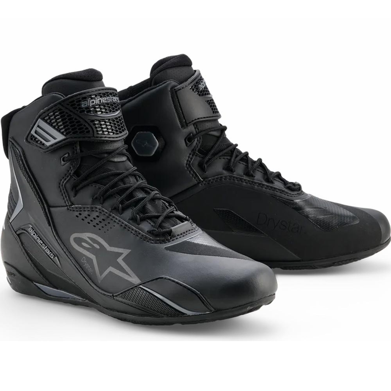 Μπότες μοτοσικλέτας Alpinestars Faster-4 Drystar μαύρο-σκούρο γκρι