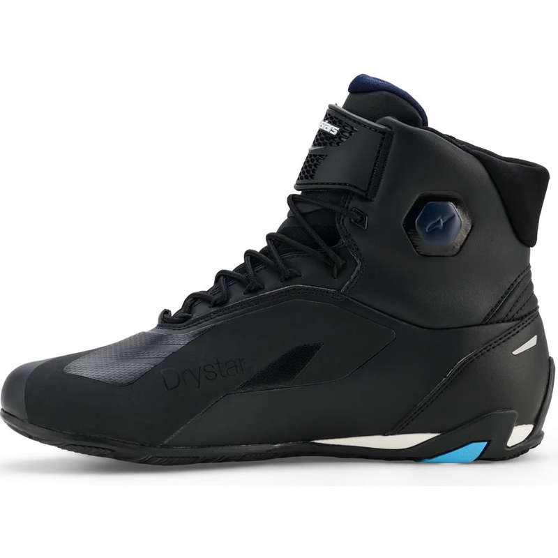 Μπότες μοτοσικλέτας Alpinestars Faster-4 Drystar μαύρο-μπλε-λευκό