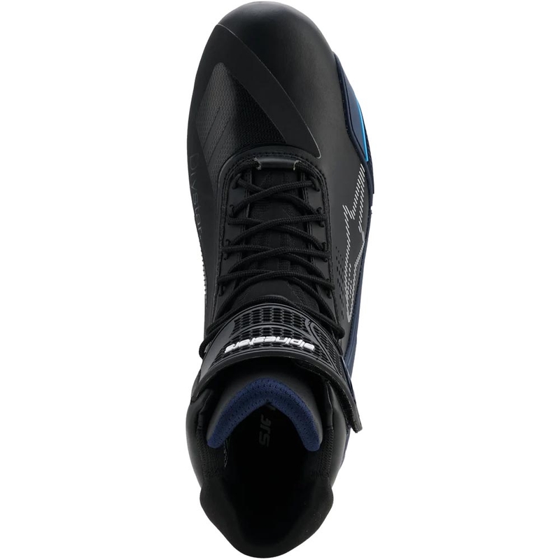 Μπότες μοτοσικλέτας Alpinestars Faster-4 Drystar μαύρο-μπλε-λευκό
