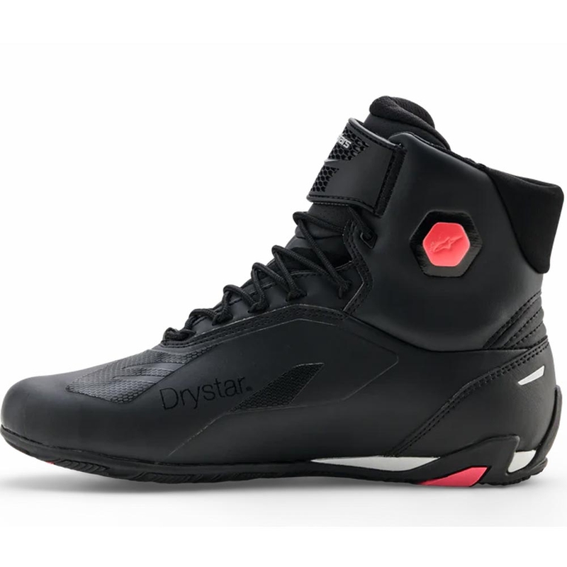 Γυναικείες μπότες μοτοσικλέτας Alpinestars Stella Faster-4 Drystar μαύρο-γκρι-κόκκινο