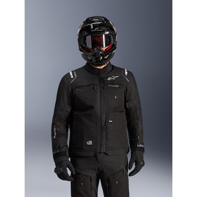 Μπουφάν μοτοσικλέτας Alpinestars Cusco Drystar μαύρο