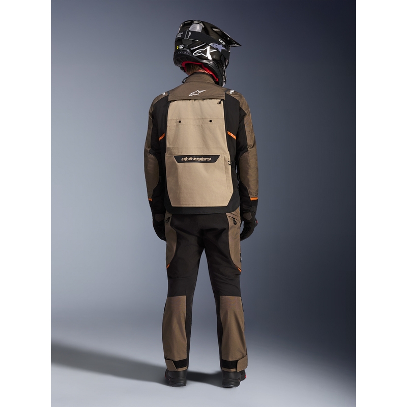 Μπουφάν μοτοσικλέτας Alpinestars Cusco Drystar καφέ-μαύρο