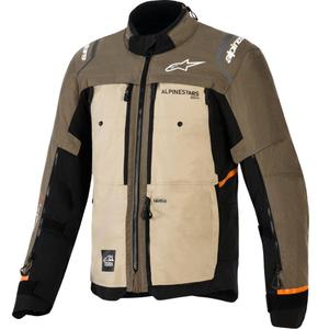 Μπουφάν μοτοσικλέτας Alpinestars Cusco Drystar καφέ-μαύρο
