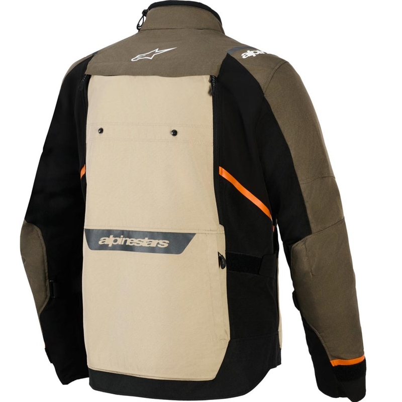 Μπουφάν μοτοσικλέτας Alpinestars Cusco Drystar καφέ-μαύρο
