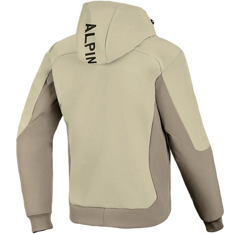 Φούτερ μοτοσικλέτας Alpinestars Radium Tech Hoodie σε καφέ-μπεζ χρώμα