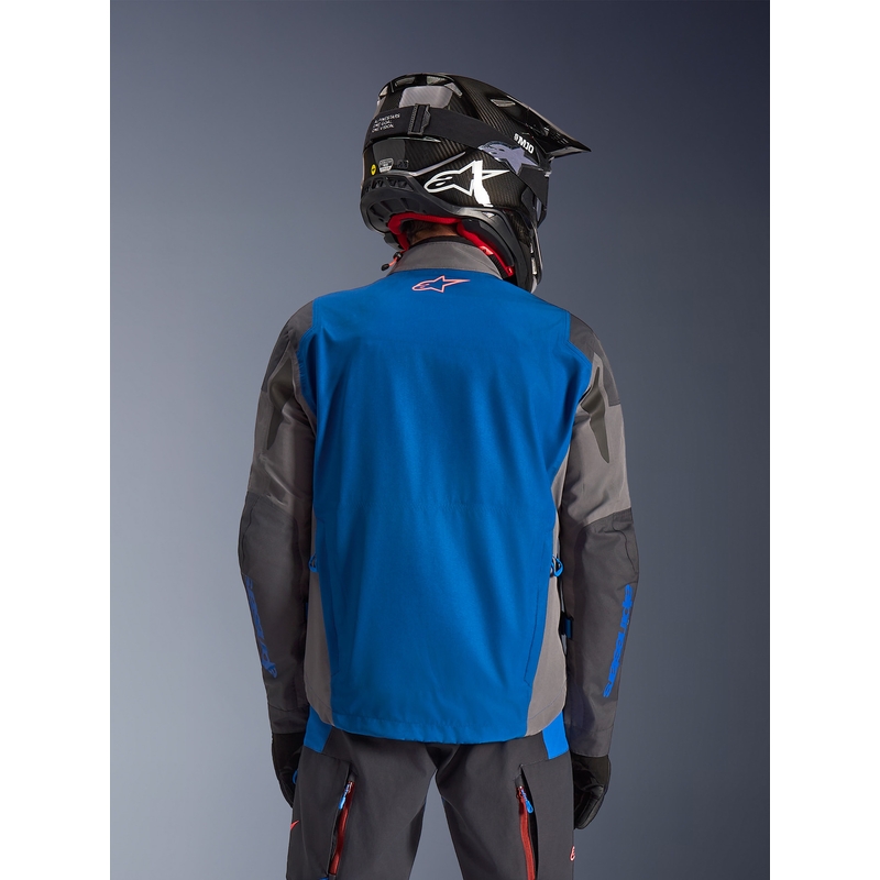 Μπουφάν μοτοσικλέτας Alpinestars Maxdura Drystar XF μπλε-σκούρο γκρι