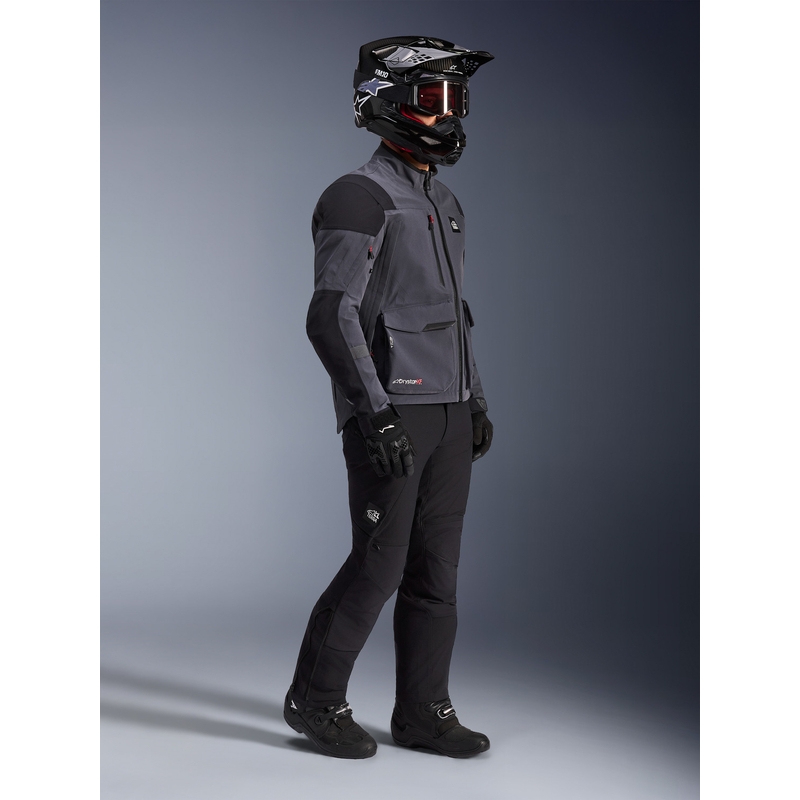 Μπουφάν μοτοσικλέτας Alpinestars Maxdura Drystar XF σκούρο γκρι-μαύρο