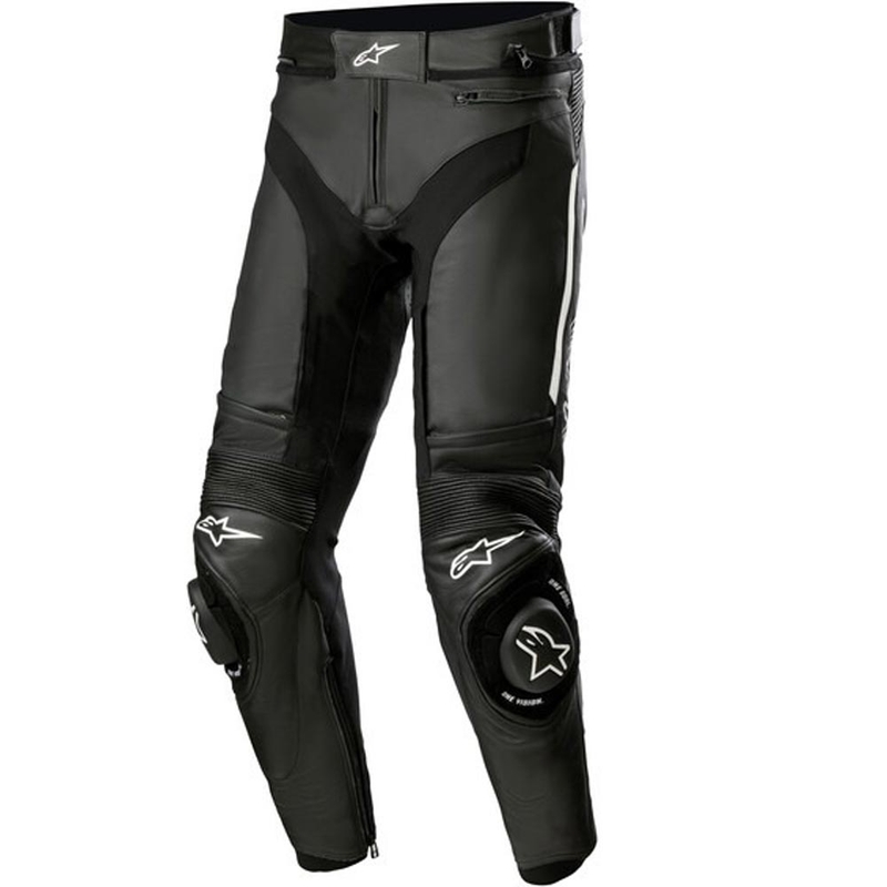 Δερμάτινο παντελόνι μοτοσικλέτας Alpinestars Missile 3 μαύρο-άσπρο