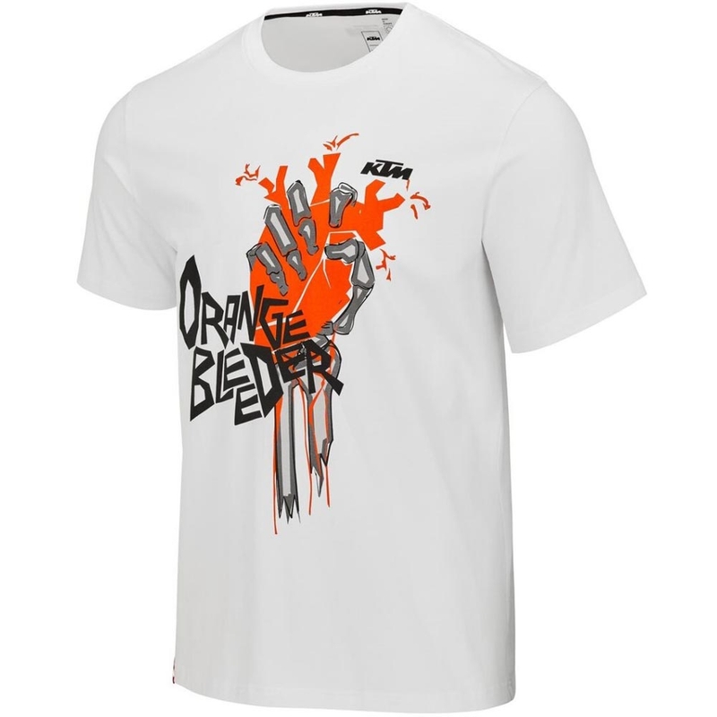 Μπλούζα KTM Orange Bleeder λευκή
