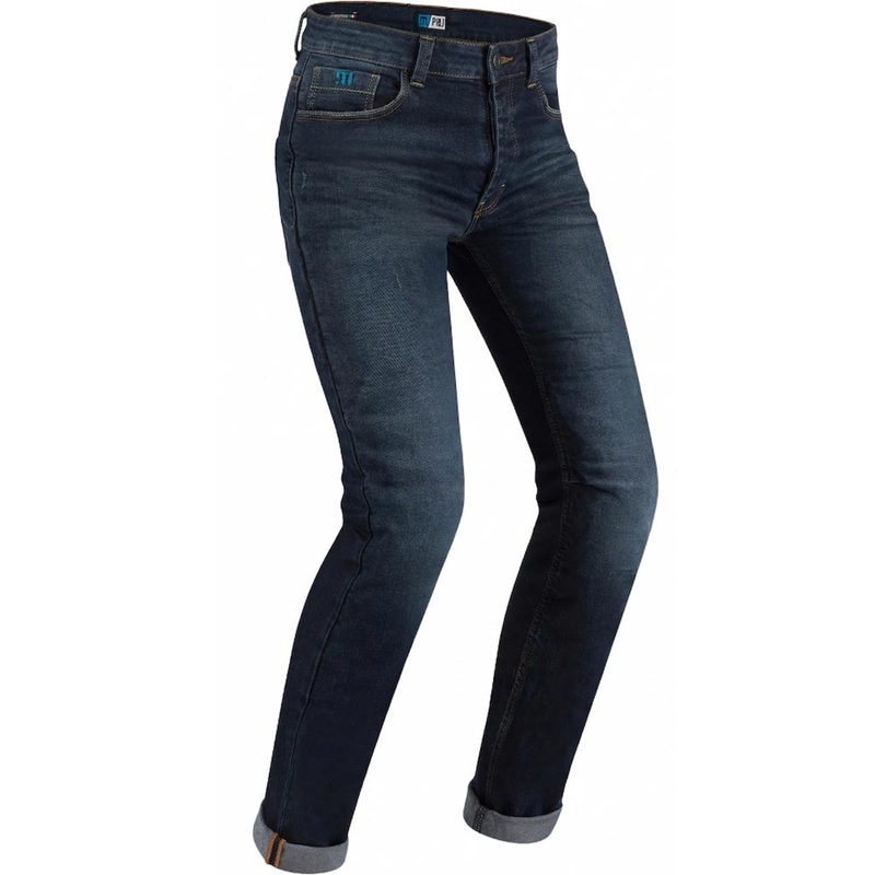 Τζιν μοτοσικλέτας PMJ Caferacer Legend σκούρο μπλε προσφορά