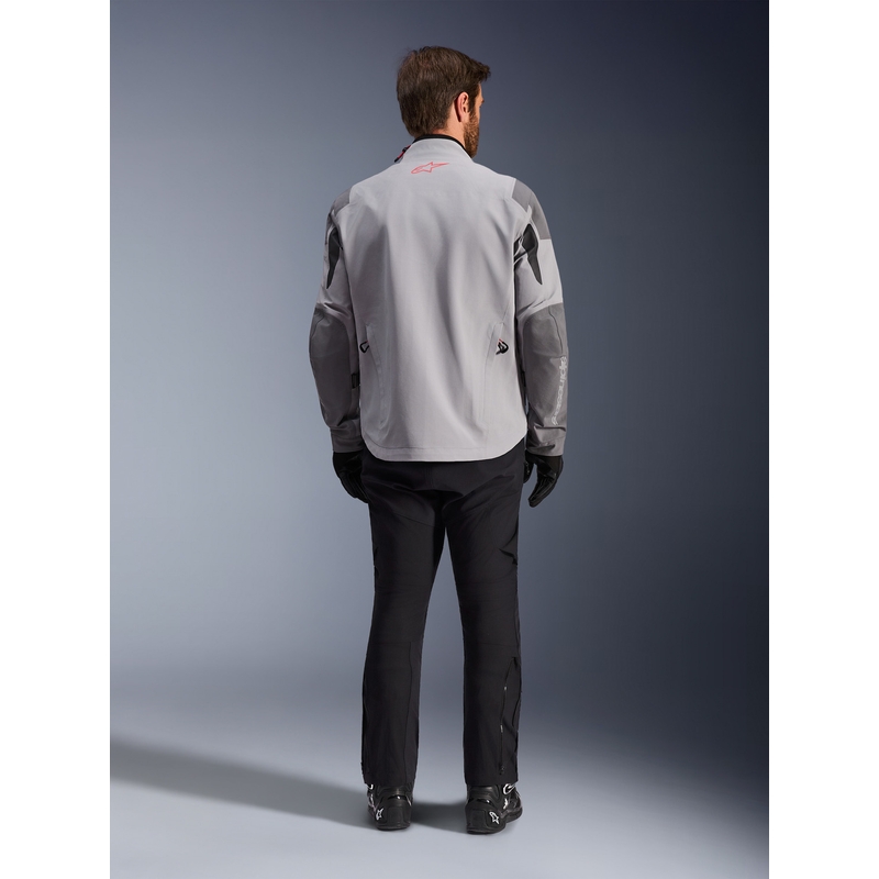 Μπουφάν μοτοσικλέτας Alpinestars Maxdura Drystar XF ανοιχτό γκρι-σκούρο γκρι