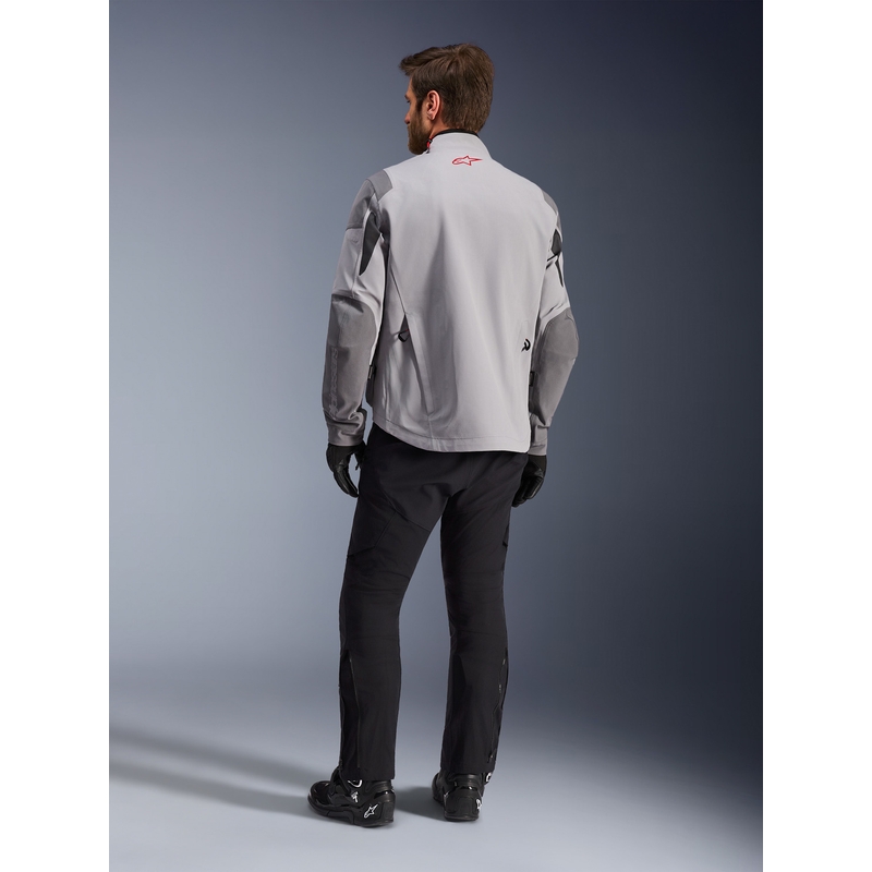 Μπουφάν μοτοσικλέτας Alpinestars Maxdura Drystar XF ανοιχτό γκρι-σκούρο γκρι