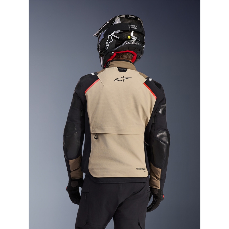 Μπουφάν μοτοσικλέτας Alpinestars Andes PRO Drystar XF καφέ-μαύρο-πορτοκαλί