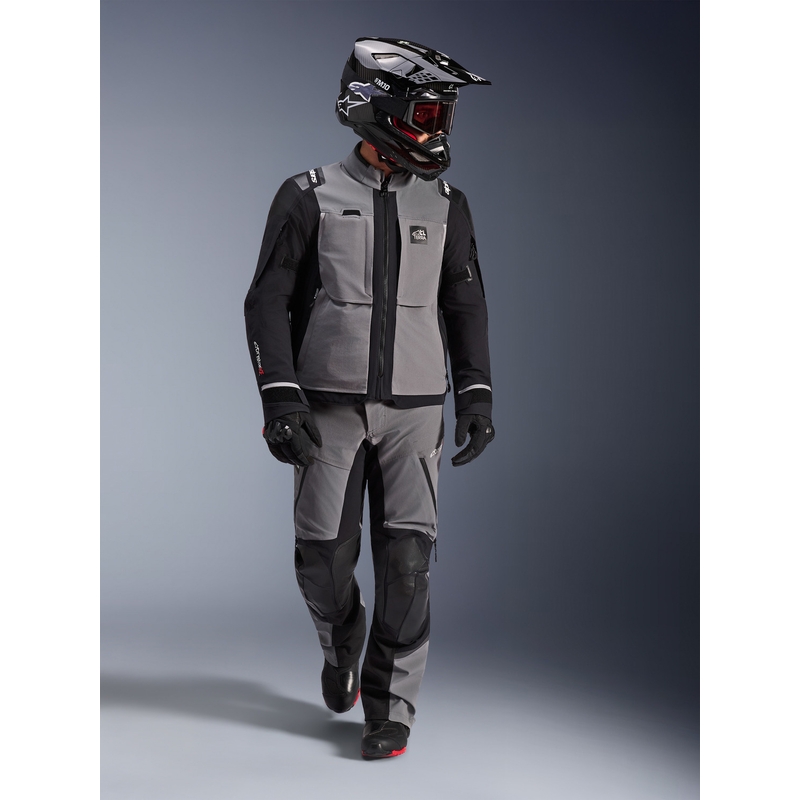 Μπουφάν μοτοσικλέτας Alpinestars Andes PRO Drystar XF Σκούρο γκρι-μαύρο