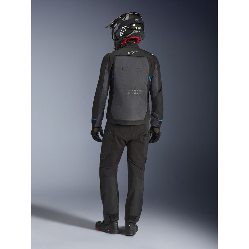 Μπουφάν μοτοσικλέτας Alpinestars Cusco Drystar μαύρο-σκούρο γκρι