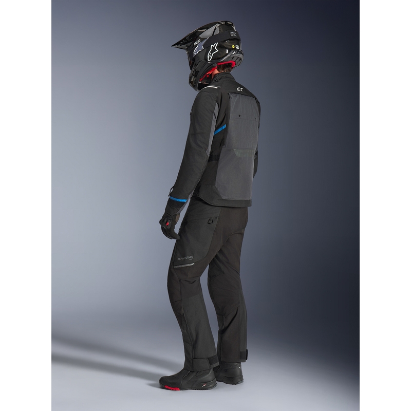Μπουφάν μοτοσικλέτας Alpinestars Cusco Drystar μαύρο-σκούρο γκρι