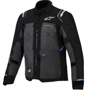 Μπουφάν μοτοσικλέτας Alpinestars Cusco Drystar μαύρο-σκούρο γκρι