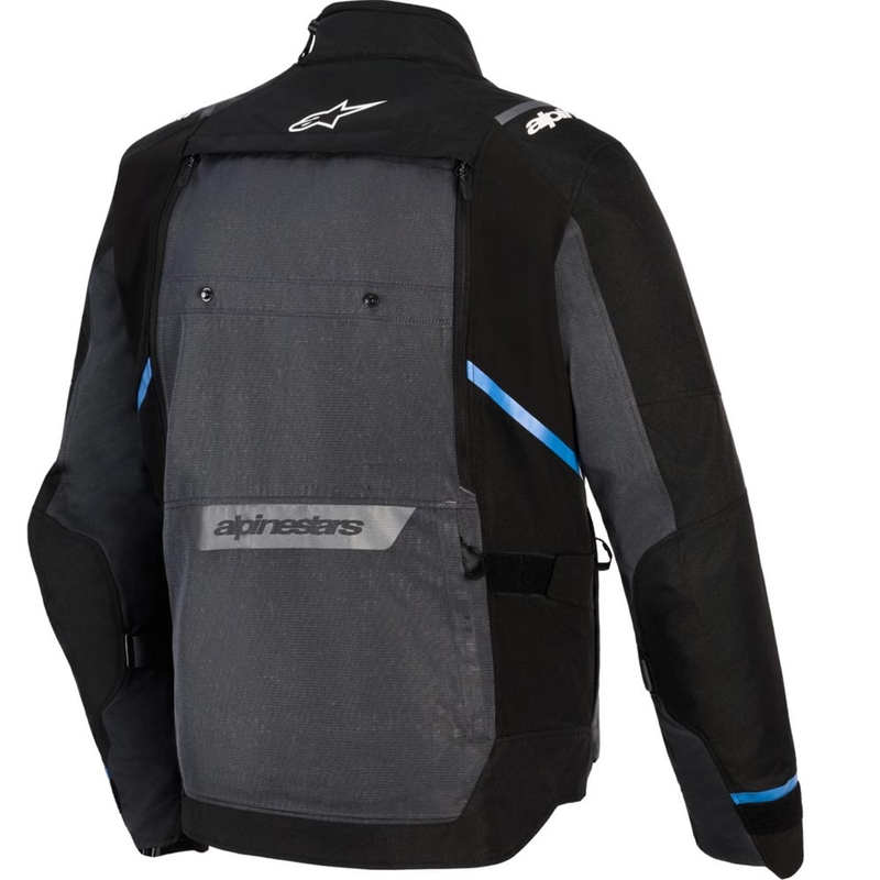 Μπουφάν μοτοσικλέτας Alpinestars Cusco Drystar μαύρο-σκούρο γκρι