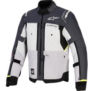 Μπουφάν μοτοσικλέτας Alpinestars Cusco Drystar ανοιχτό γκρι-ανοιχτό μπλε-σκούρο μπλε