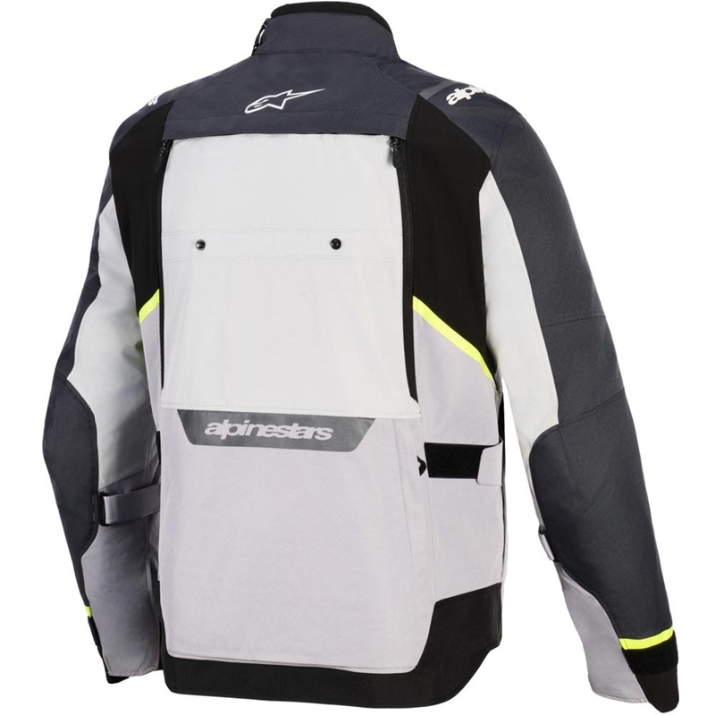 Μπουφάν μοτοσικλέτας Alpinestars Cusco Drystar ανοιχτό γκρι-ανοιχτό μπλε-σκούρο μπλε