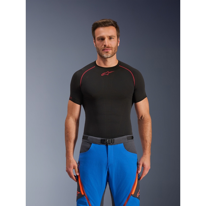 Παντελόνι μοτοσικλέτας Alpinestars Maxdura Dual μπλε-σκούρο γκρι-πορτοκαλί