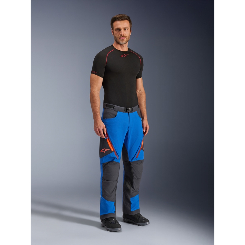 Παντελόνι μοτοσικλέτας Alpinestars Maxdura Dual μπλε-σκούρο γκρι-πορτοκαλί