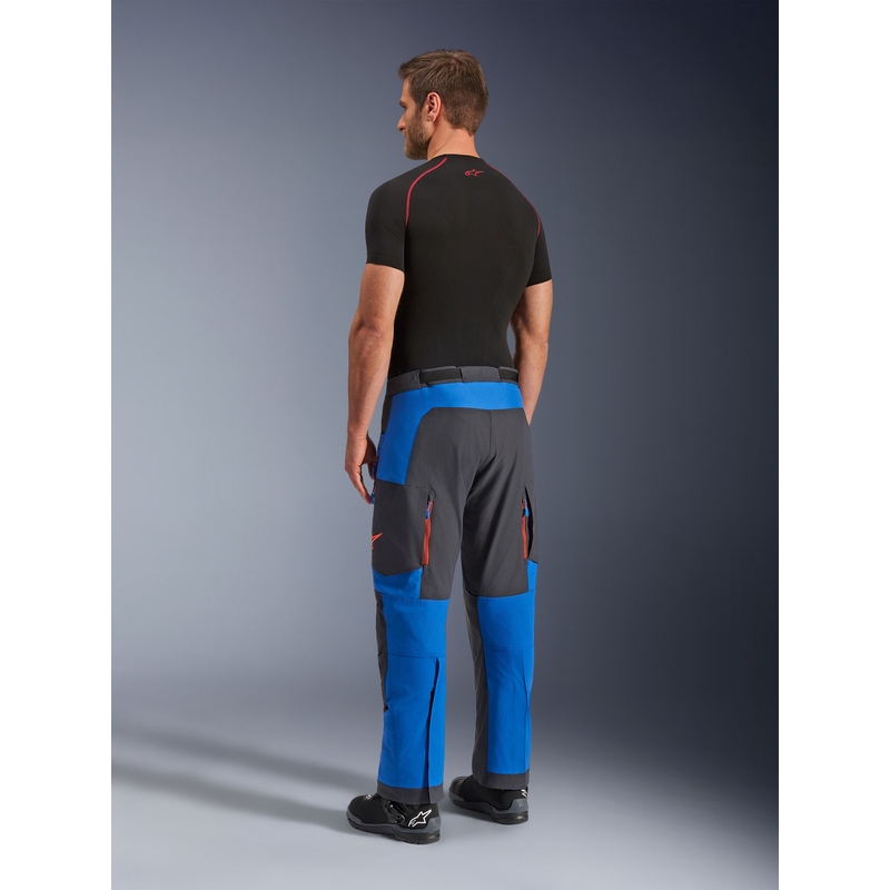 Παντελόνι μοτοσικλέτας Alpinestars Maxdura Dual μπλε-σκούρο γκρι-πορτοκαλί
