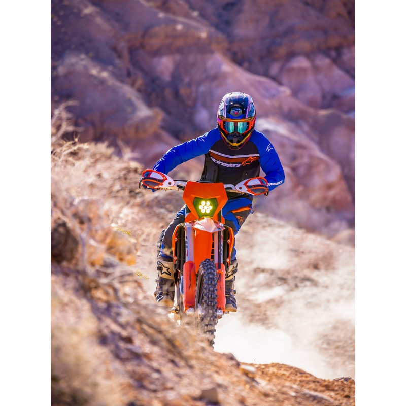 Παντελόνι μοτοσικλέτας Alpinestars Maxdura Dual μπλε-σκούρο γκρι-πορτοκαλί