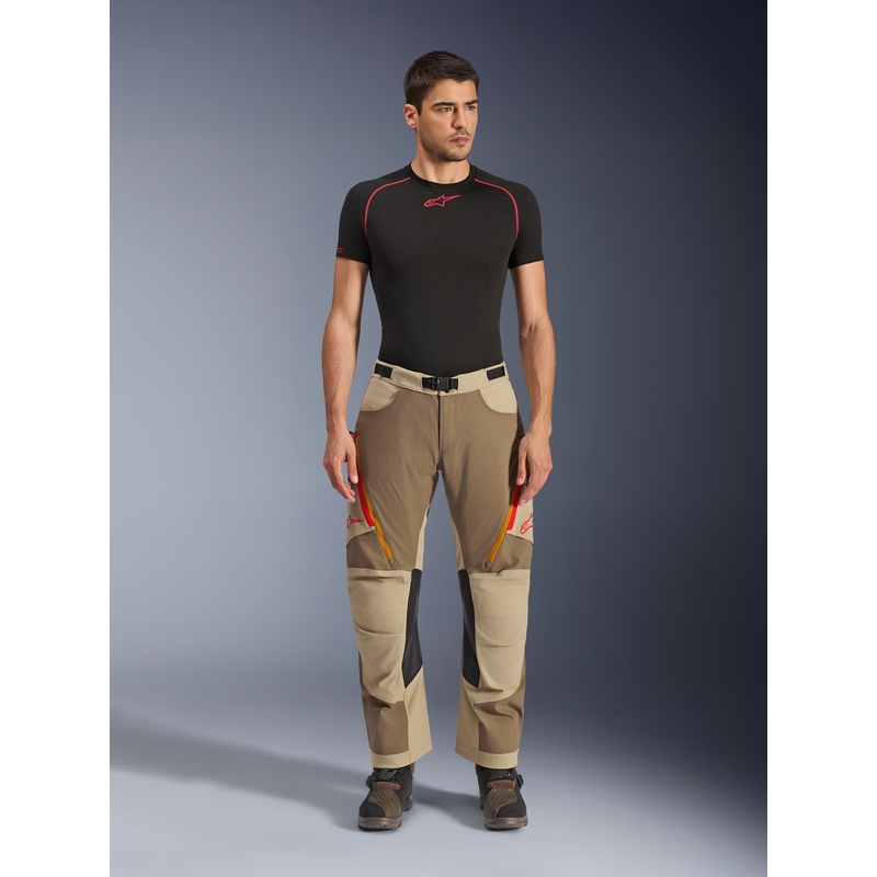 Παντελόνι μοτοσικλέτας Alpinestars Maxdura Dual ανοιχτό καφέ