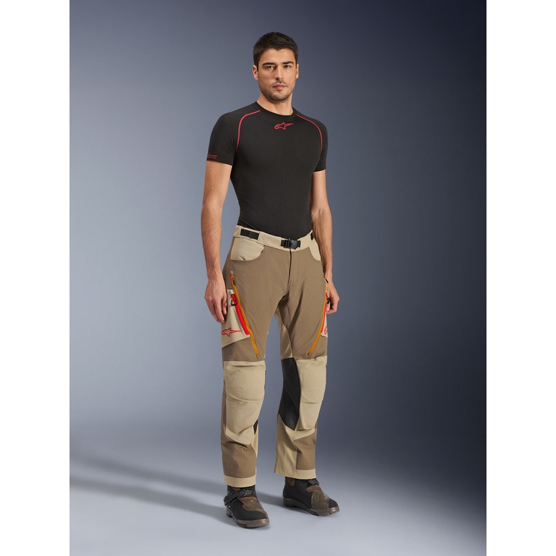Παντελόνι μοτοσικλέτας Alpinestars Maxdura Dual ανοιχτό καφέ