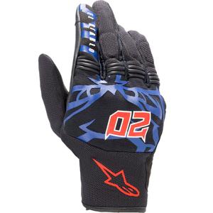 Γάντια μοτοσικλέτας Alpinestars Copper FQ20 μαύρο-κόκκινο-μπλε-λευκό