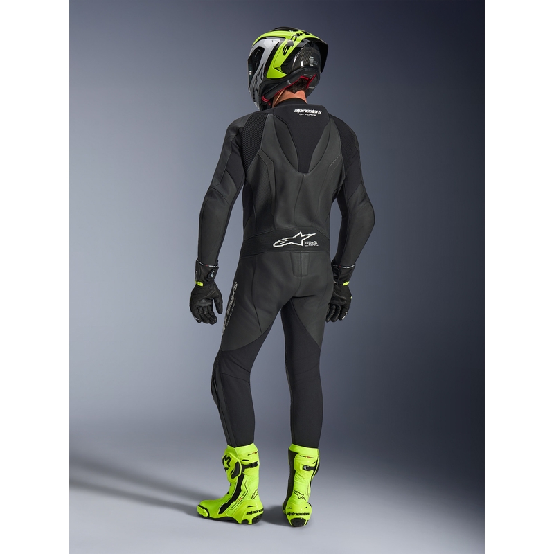 Ολόσωμη φόρμα μοτοσικλέτας Alpinestars GP FORCE V2, μαύρη-λευκή