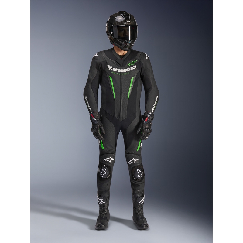 Ολόσωμη φόρμα μοτοσικλέτας Alpinestars GP FORCE V2 μαύρη-πράσινη